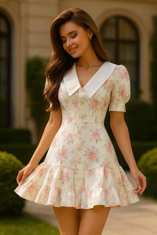Puff Dream Ruffle Dress