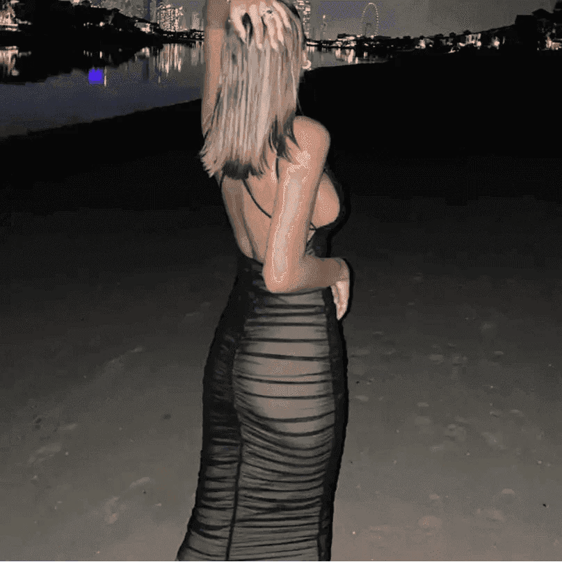 Double Layer Sundress – Backless Vacation Vibe - Stylbelle