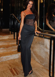 Lace Spaghetti Strap Maxi Dress