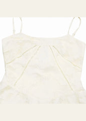 Lace-Up A-Line Dress