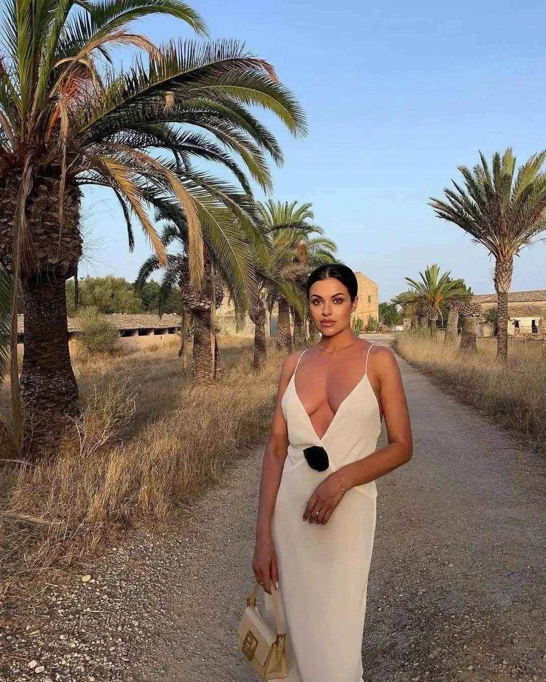 Flower Sheer Maxi Dress – Backless Club Elegance - Stylbelle