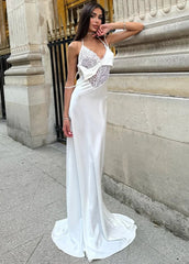 Lace Maxi Evening Dress