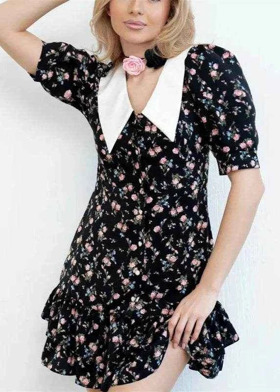 Puff Dream Ruffle Dress - Stylbelle