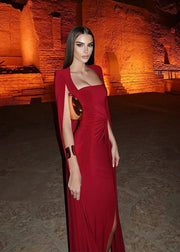 Shoulder Pad Bodycon Mini Dress