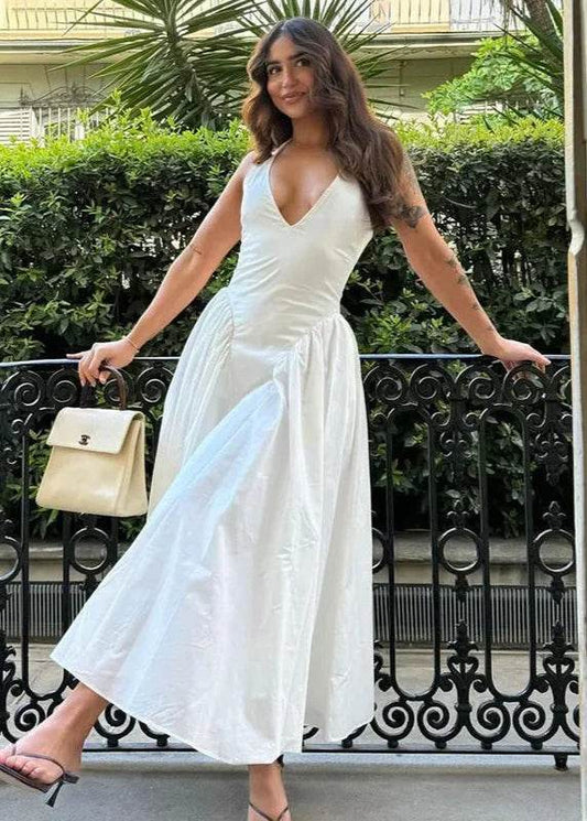 Glow Vibes Halter Dress - Stylbelle