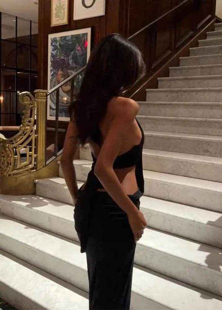 Halter Maxi Bandage Dress – Bodycon Party Fit - Stylbelle