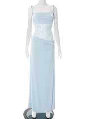 Lace Spaghetti Strap Maxi Dress