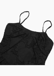 Lace-Up A-Line Dress