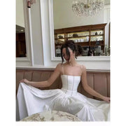 Elegant Floral Spaghetti Strap Maxi Dress