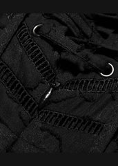 Lace-Up A-Line Dress