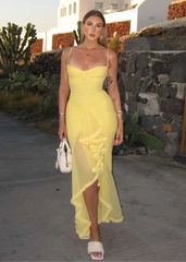 Ruffled Tassel Bodycon Dress