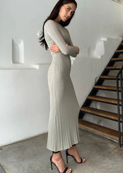 Long Sleeve Knit Maxi Dress