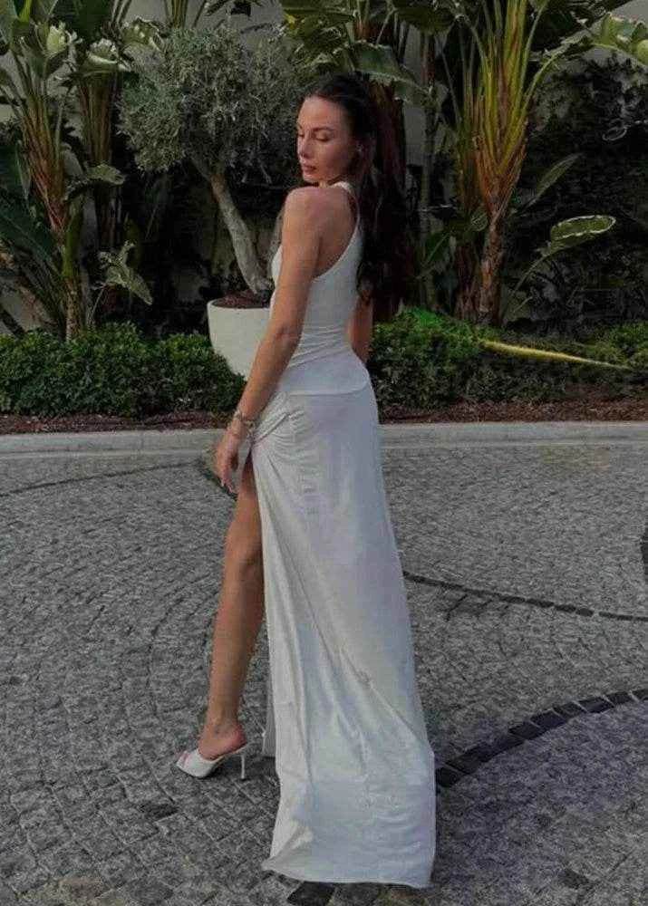 Ethereal Pleated Gown - Stylbelle