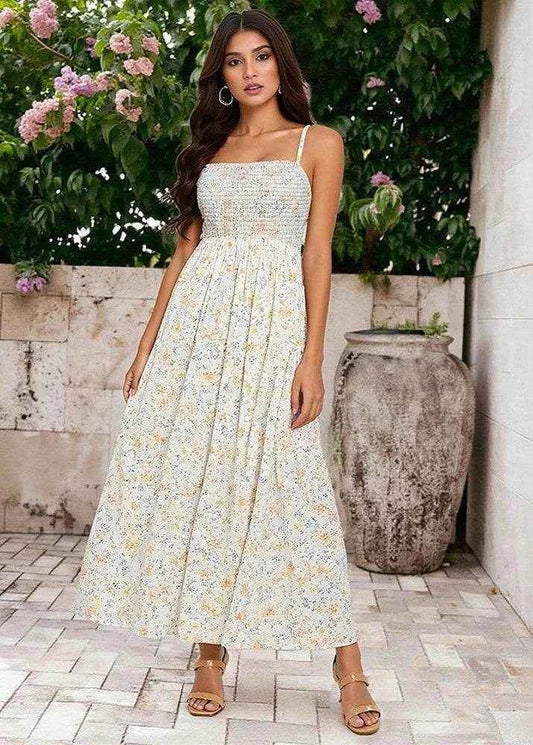 Floral Whimsy Maxi Dress - Stylbelle