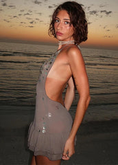 Sequin Evening Maxi Dress