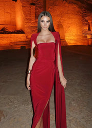 Shoulder Pad Bodycon Mini Dress