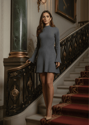 Elegant Knitted Mini Dress