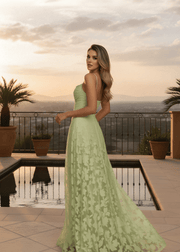 Sexy Lace Spaghetti Strap Maxi Dress